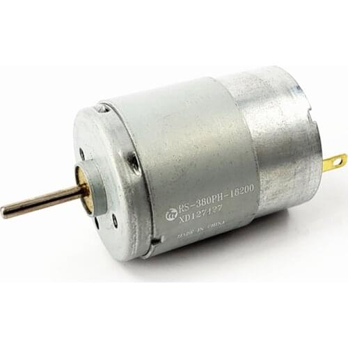 Mabuchi RS-380PH-18200 Micro Motor DC 6V-24V 9V 12V Carbon Brush Silent Motor Electric Drill Vacuum Cleaner Office Equipment