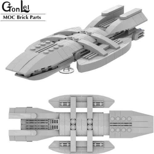 Space Series Mini Battlestar Galactica Spaceship Battleship MOC Building Blocks Bricks DIY Assembly Construction Toys Xmas gift