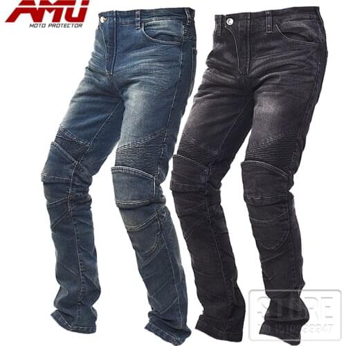 Motorcycle LOCOMOTIVE Jeans Motorbike Racing Trousers Casual Cowboys Off-Road Anti-drop Moto Pants