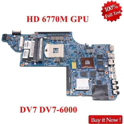 NOKOTION 639391-001 665991-001 665990-001 For HP Pavilion DV7 DV7-6000 laptop motherboard HM65 DDR3 HD 6770M GPU