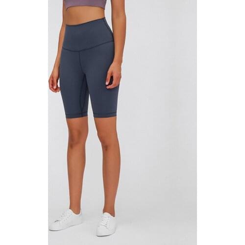 New Ultra-High Waist Yoga Running Shorts Anti-Glare Hip Belly Holding Sports Fitness Shorts for Women