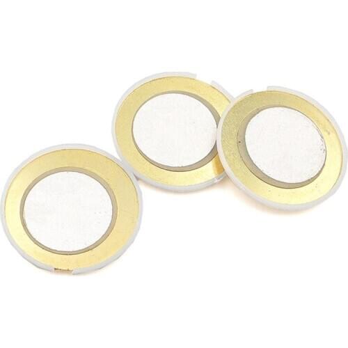10Pcs/lot Dia 20MM Piezoelectric Piezo Ceramic 15MM Plate Piezo For Buzzer alarm Loudspeaker + plastic shell