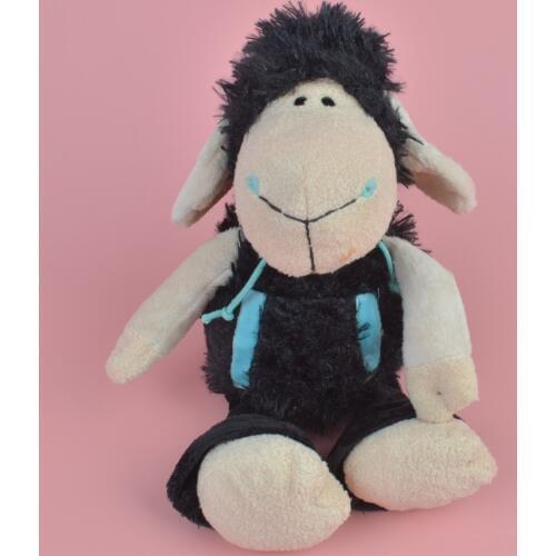 30cm Animals Black Color Skirt Sheep Stuffed Plush Toy Cute Baby/ Kids Gift Plush Doll Free Shipping