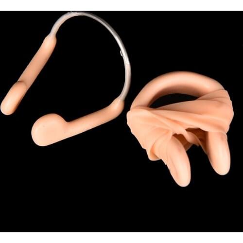 Swimming Durable No-skid Soft Silicone Steel Wire Nose Clip For Swimming Diving Water Sports