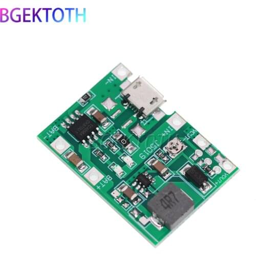 DC 3.7V 9V 5V 2A Adjustable Step Up 18650 Lithium Battery Charging Discharge Integrated Module