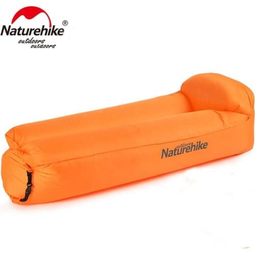 Naturehike Outdoor Portable Waterproof Camping Mat Inflatable Air Cushion Sofa Camping Beach Sofa Foldable Lounger Sleeping Bags