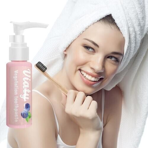 Viaty Toothpaste Blueberry Grape Apple Orange Stain Removal Whitening Baking Soda Toothpaste Fight Bleeding Gums Fresh TSLM1