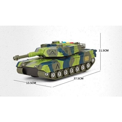 Military Model Popular Toy Vehicles Plastic Camouflage Large Inertia Tanks Light Music Toys For Children Boys Educational Gift