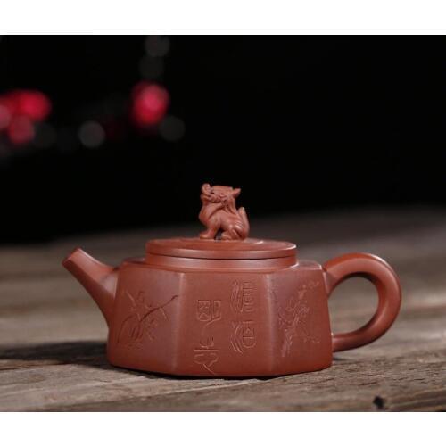 Yixing high-end gifts are recommended undressed ore purple clay sublime world atmospheric grade a undertakes the teapot