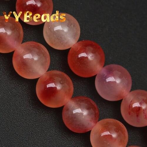 100% Natural Red Jaspers Chalcedony Beads Red Jades 4 6 8 10 12mm Loose Charm Beads For Jewelry Making Bracelets Necklaces 15"