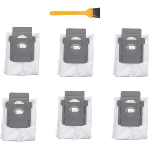 7PCS Vacuum Cleaner Dust Bag Replacement Robot Automatic Dirt Disposal Bags for IRobot Roomba I7 I7+/I7 Plus E5 E6 E7