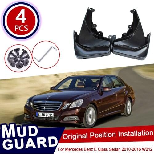For Mercedes Benz E Class Sedan W212 2010~2016 Mudflap Mud Flaps Flap Splash Guards Car Wheel Fender Front Rear 2011 300 350