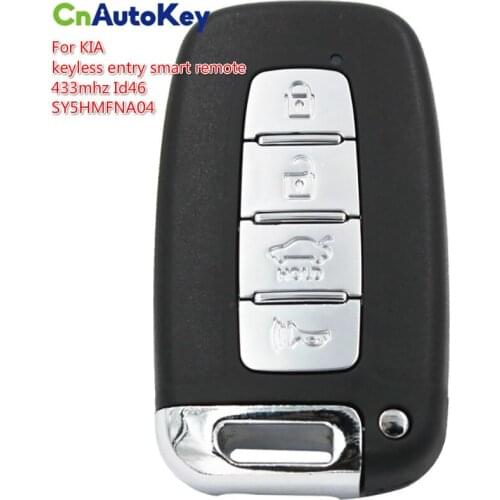 CN051005 Aftermarket KIA keyless Entry 4 Button Smart Remote Key fob ID46 Chip Transponder P/N SY5HMFNA04