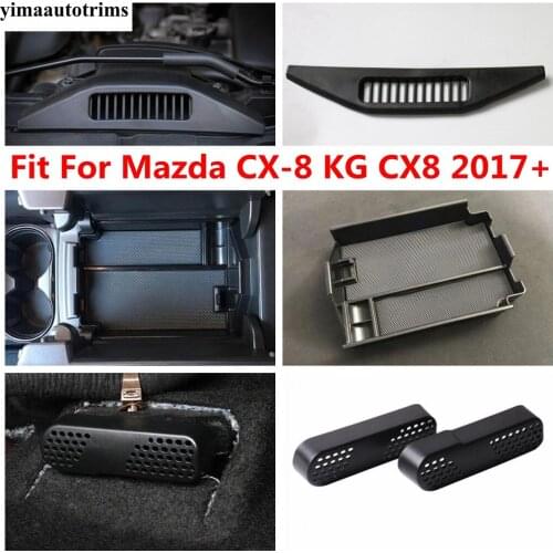 For Mazda CX-8 KG CX8 2017 -2021 Central Control Storage Box Engine Air Inlet Frame Seat Bottom AC Duct Vent Plastic Accessories