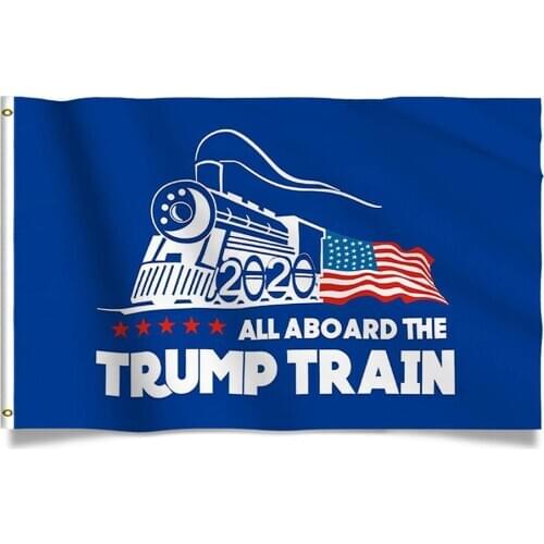 Dropship 150x90cm Trump 2020 Flag Polyester Printed Trump Flag Keep America Great for President USA