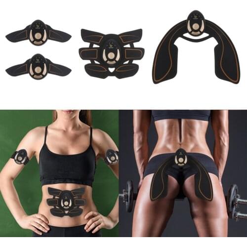 EMS Massager Abdominal Muscle Trainer Abs Stimulator Women Men 8 Pads Abs Stimulator / Workout Equipment Ab Belt Workout Machine