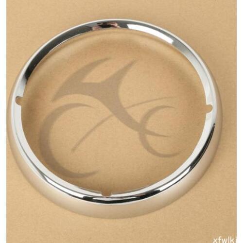 Chrome 7" Headlight Headlamp Trim Ring For Harley Road King Electra Glide Street Tri Glide Touring Motorcycle Accessories