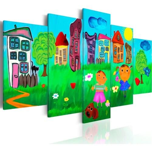 Picture-childhood carefree-200x100 cm