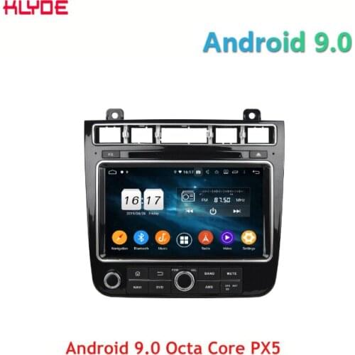 KLYDE KD-8122 2 din 8inch Android 9.0 octa core Car DVD Radio video player with GPS Bluetooth for TOUAREG 2015-2016