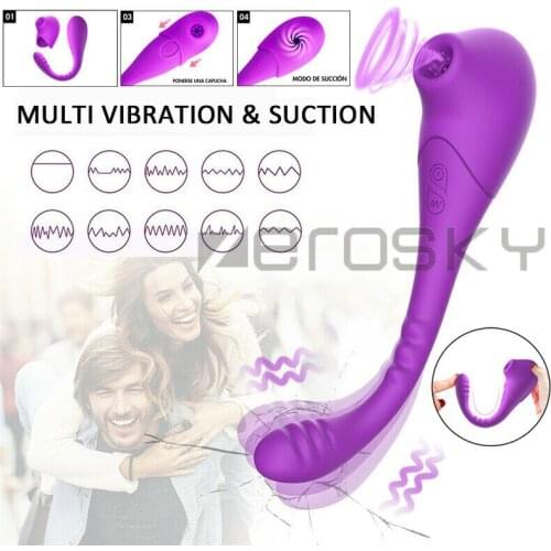 Invisible Panties Vibrator Oral Clit Suck G spot Massager Sex Toys For Women Men