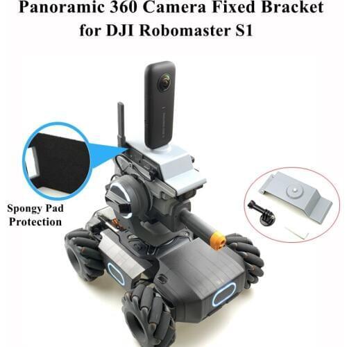 Panoramic 360 Camera Insta 360 One X Gopro Holder Fixed Bracket Adapter Stabilizer Base for DJI Robomaster S1 Educational Robot