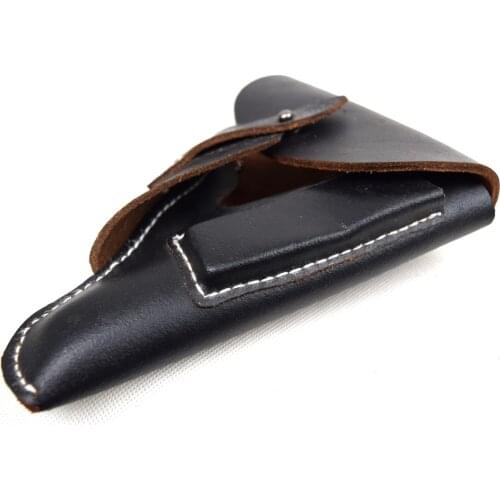 Replica WWII German Black Leather Walther PPK Holster Color Black