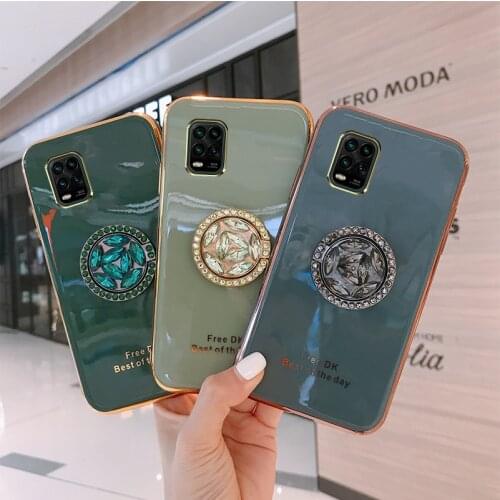 Luxury 6D Plating Case For Xiaomi Mi 10 Lite Soft TPU Mobile Phone Bag Cover For Xiaomi Mi 10 Lite Silicone Capa