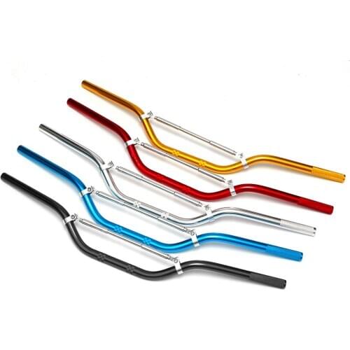 22mm 7/8'' Motorcycle Handlebar Motorbike Aluminum Alloy Handlebars For Moto Scooter Retro Anti-rust Handle Bars