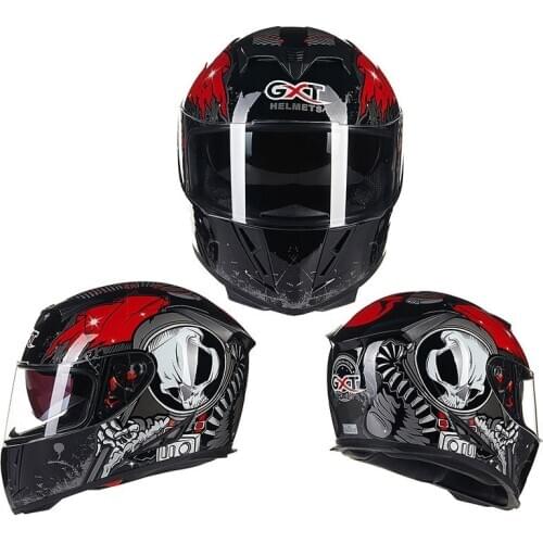 DOT Approved NEW Full Face Motorcycle Helmet Motocross Helmet Double Lens Riding Racing Casco Moto Crash Helmet Motorcycle