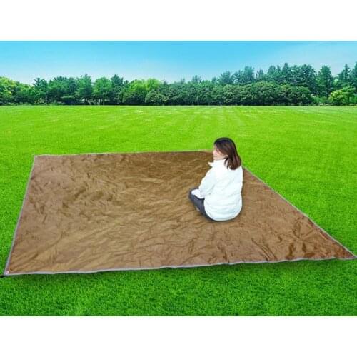 Sunshade Canopy Outdoor Camping Waterproof Tarp Lightweight Awning Sun Shade Parasol Canopy Sun Shelter Folding Camping Mat