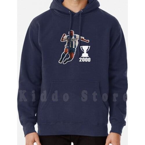 Deportivo De La Coru ? A-1999 / 2000 League-Donato Hoodie Long Sleeve Sports Sports Of La Coru ? A 1999 2000