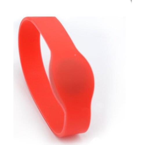 Waterproof 13.56Mhz M1/F08/FM1108 Rfid Silicone Wristband