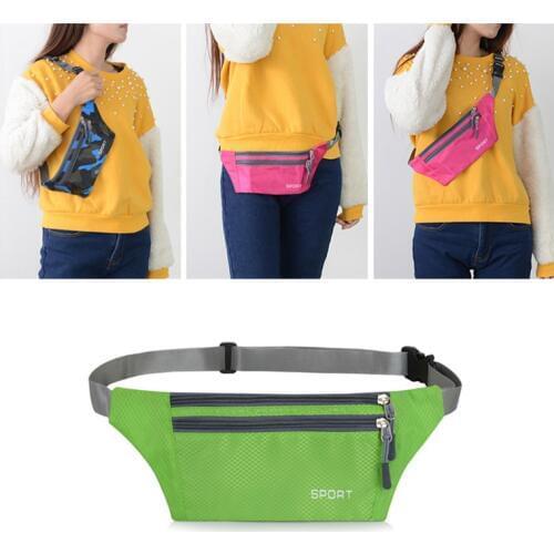 Women Sport Waist Bag Multi Functional Ultra-thin Water Resistant Adjustable Storage Pouch Men Outdoor City Jogging Running Bags