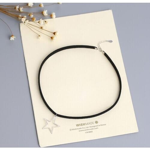 L&P New Fashion Star 925 Sterling Silver Pendant Necklace For Women,Fine Jewelry Wholesale Birthday Gift Hot Sale