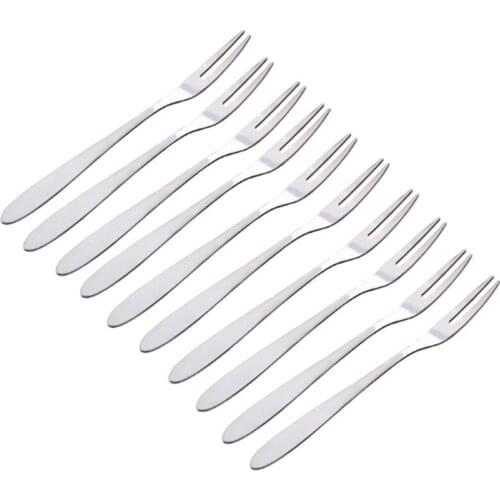 1 Pcs Fruit Fork Luxury Stainless Steel Gold Cake Dessert Forks Lovely Mini Fork Used For Cake in Party Fruit Fork Restaurant