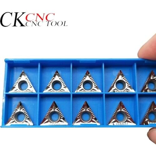 10pcs/box TCGT16T304 AK H01 Aluminum Cutter Blade Insert Cutting Tool CNC Turning Tool for processing aluminum AL+TIN Alloy wood