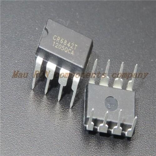 10PCS/LOT CR6842 CR6842T DIP-8 offline switching power supply IC In Stock New Original 100% Quality