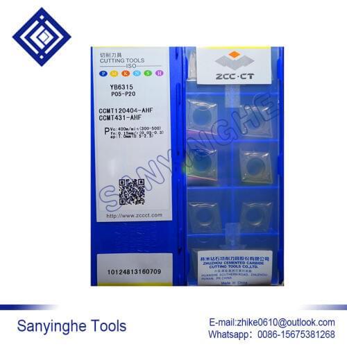 Free shipping high quality 10pcs/lots YB6315 CCMT120404-AHF cnc carbide turning inserts
