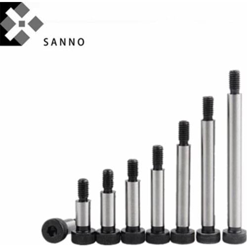 10PCS Hexagon metric socket head shoulder screws 12.9 grade D16X16mm - D6X200mm M12 thread mould parts stripper bolts screw