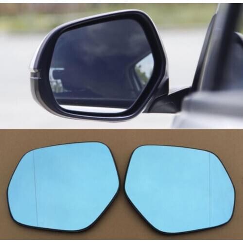 2pcs Heated w/Turn Signal Anti-Dizziness Side View Mirror Blue Glasses For 2016-2019 Honda HR-V/VEZEL