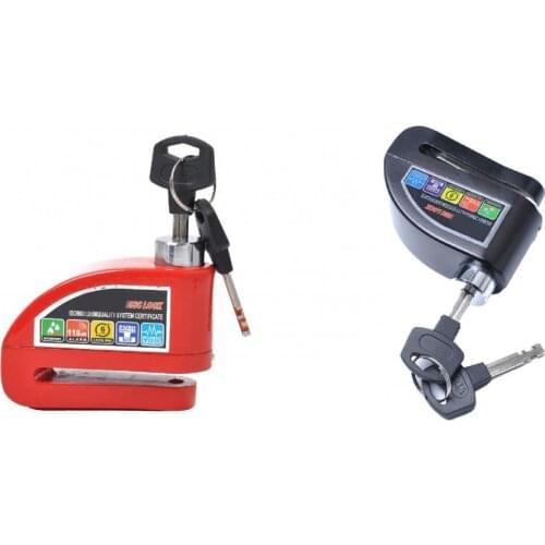 60% Hot Sale Brake Lock High-decibel Alarm Wide Application Alloy Anti-theft Scooter Lock for Motorcycle Riding Gear