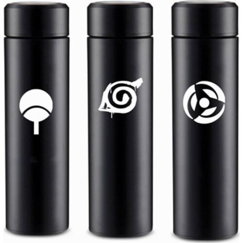 Anime Hokage Hatake Kakashi Sharingan Cosplay Pros Cup Ninja Konoha Uchiha Symbol Water Bottle Drink Coffee Metal Thermos Cups