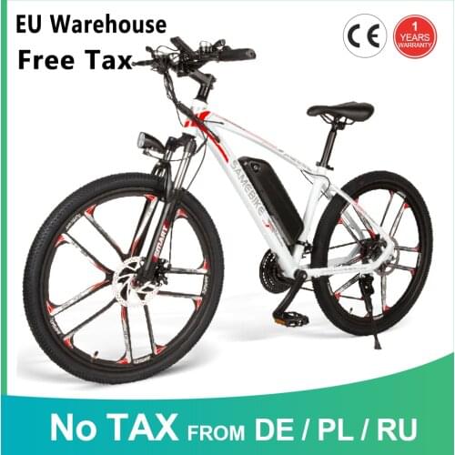 26inch Electric Bike for Adult, 350W 48V 8A 18650 Lithium Battery Foldable Mountain E-Bike, with Professional 21 Speed Gears