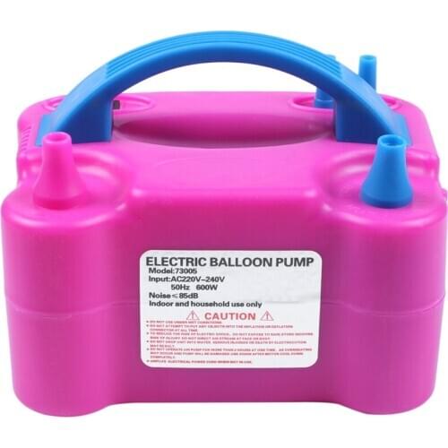 Electric Air Balloon Pump Portable Electric Balloon Inflator Blower For Party Decoration(Eu Plug)