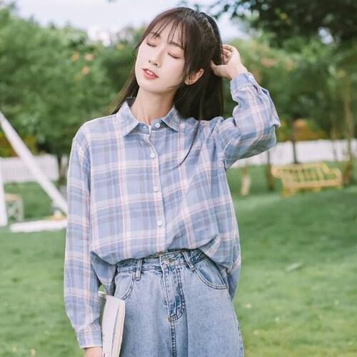 Женские синие рубашки HKCP China At AliExpress