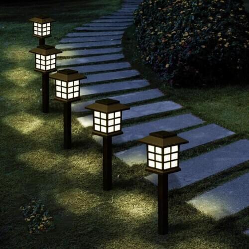 Landscape Lighting Path Yard Patio Driveway Walkway Led Solar Pathway Lights Waterproof Outdoor Solar Lights For Garden