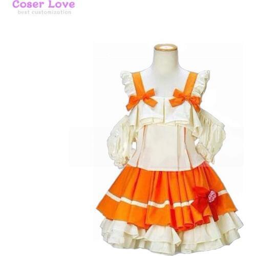 Macross Frontier Ranka Lee Dress Cosplay Costume Halloween Christmas Costume