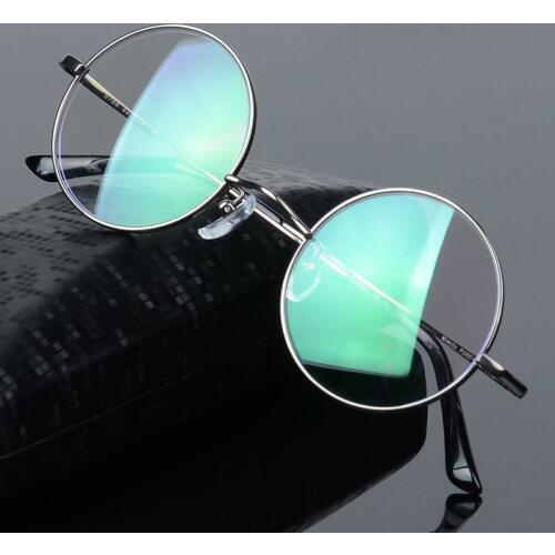 Titanium Glasses Frame Men Women Retro Small Round Glasses Optical Myopia Prescription Eyeglasses Frames Clear Eyewear Oculos