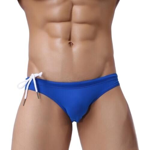 Mens Triangle Underwear Elastic Swimming Trunks Hot Spring Swimming Trunks Fashion Sexy Swimwear Beach Surfing Swimming Trunks