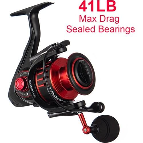 2021 New Max Drag Power 41LB Fishing Reel Carbon Washer Fishing Spinning Reel Spinning Baitcasting Reel Carp Fishing Lure Reels